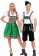 Green Couple Oktoberfest Vintage Costume lh201+lg8001