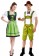 Green Couple Lederhosen Beer Maid Costume lh215g+ln1001g