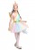 Girls Unicorn Princess Rainbow Fancy Dress Costume