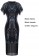 Black Ladies 1920s Flapper Dress Costumes