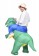 Dinosaur t-rex carry me inflatable costume tt2017-1d