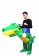 Crocodile alligator carry me inflatable costume tt2019s