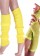 Yellow 80s Neon Fishnet Gloves Leg Warmers Accessory Set