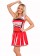 Cheerleader Costume - Ladies Cheerleader School Girl Uniform Fancy Dress Costume 