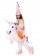 Girls Unicorn carry me inflatable costume
