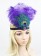 1920s Purple Feather Great Gatsby Flapper Headpiece