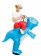 Adult Blue Dinosaur t-rex carry me inflatable costume other side tt2023-1
