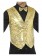 Gold Sequin Waistcoat Show Costume cs42937