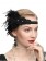 1920s BlackFeather Vintage Great Gatsby Flapper Headpiece