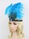 1920s Blue Feather Great Gatsby Flapper Headpiece