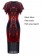 Black and Red Ladies 1920s Flapper Dress Costumes