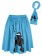 light blue 50s Grease Poodle Skirt tt1139
