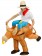 Bull carry me inflatable costume