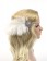 1920s White Feather Vintage Great Gatsby Flapper Headpiece