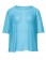 Blue Neon Fishnet Vest Top T-Shirt 1980s Costume Plus Beaded Necklace Bracelet