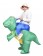 Dinosaur t-rex carry me inflatable costume tt2017-1e