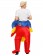 Adult Red Dinosaur t-rex carry me inflatable back costume tt2022-1