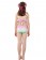Girls Mermaid Costume Tail Swimsuit Cute Bikini Set
