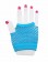 Coobey 80s Neon Fishnet Gloves Leg Warmers accessory set Light Blue