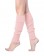 Baby Pink Womens Pair of Party Legwarmers Knitted Dance 80s Costume Leg Warmers