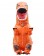 orange Child T-Rex Blow up Dinosaur Inflatable Costume front tt2001nkid