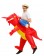 Adult Red Dinosaur t-rex carry me inflatable other side costume tt2022-1