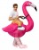 Flamingo carry me inflatable costume