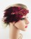 1920s Red Feather Headband