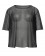 Black Neon Fishnet Vest Top T-Shirt 1980s Costume