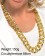 Chunky Gold Chain Necklace Gangster Pimp Hip Hop Rapper Costume Jewellery 80s