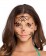 Ladies Halloween Spider Day of the Dead Face Temporary Tattoo