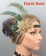 Ladies 1920s Feather Vintage Bridal Great Gatsby Flapper Headpiece