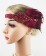 1920s Red Feather Headband
