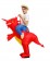 Adult Red Dinosaur t-rex carry me inflatable side costume tt2022-1