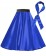 Royal Blue Satin 1950's Rock n Roll Style 50s skirt