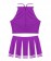 Purple Cheerleader School Girl Uniform Costume