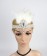 1920s White Feather Vintage Bridal Great Gatsby Flapper Headpiece