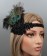 1920s Headband Feather Vintage Great Gatsby Flapper Headpiece