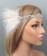 1920s Feather Vintage Bridal Great Gatsby Flapper Headpiece