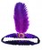 Purple 1920s Headband Feather Gatsby Flapper Headpiece