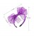  80s Party Lace Headband Purple