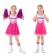 Pink Kids Cheerleader Costume With Pompoms Socks lp1090pink
