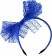 80s Party Lace Headband Blue tt1048-14