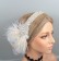 1920s Headband White Feather Vintage Headpiece