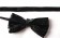 Black Glitter Sequin Clip-on Bowtie Dance Party Bow Tie Costume Accessory