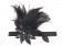 1920s Black Feather Vintage Bridal Great Gatsby Flapper Headpiece