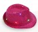 Adults LED Light Up Flashing Rose Sequin Hat