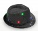 Adults Black LED Light Up Flashing Sequin Costume Hat