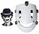High-Rise Invasion Tenku Shinpan White Smile Mask lm125