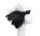 Black Headband Feather Vintage Bridal Great Gatsby Flapper